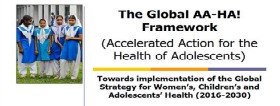 WHO: Become a co-author of the Global Framework for Accelerated Action for the Health of Adolescents (the Global AA-HA! Framework)