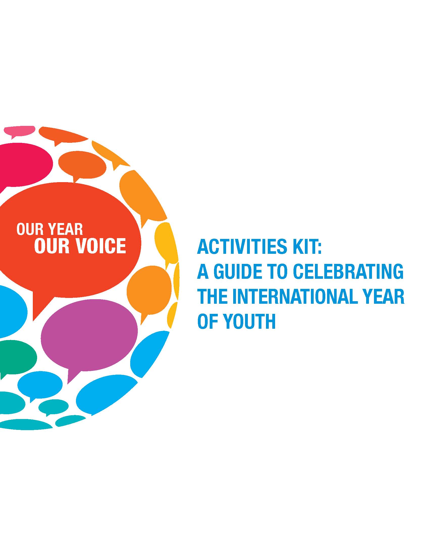 Activities Kit: A Guide to celebrating the International Year of Youth